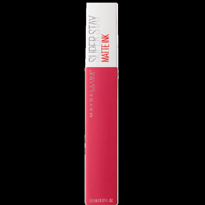 Maybelline Pintalabios Mate Larga Duración Superstay Matte Ink Tono 155 Savant Color Rosa