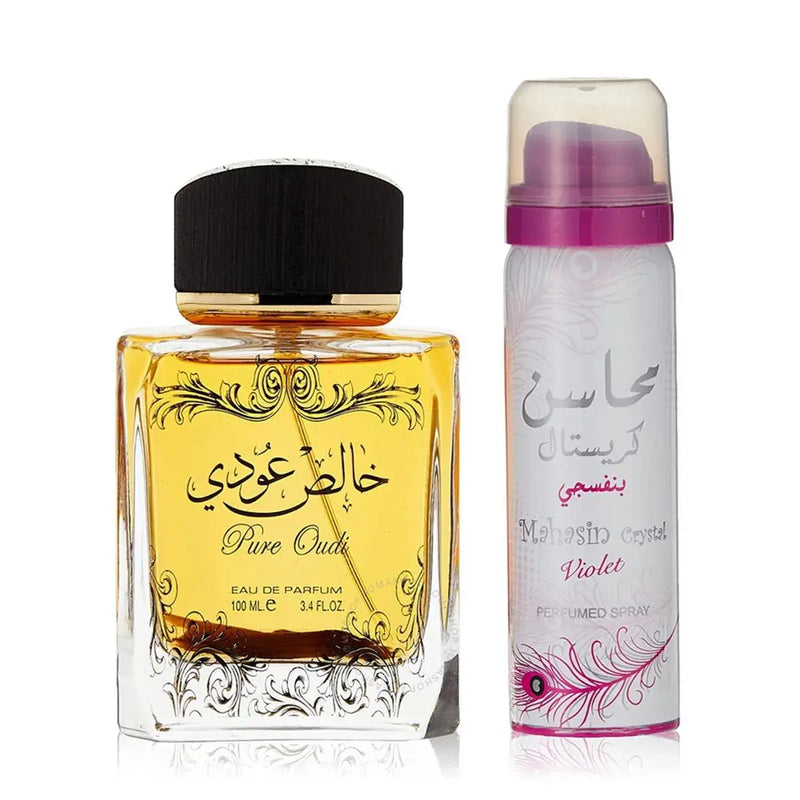 LATTAFA Lattafa Pure Oudi Eau De Parfum 100ml Spray Desodorante 50ml Spray