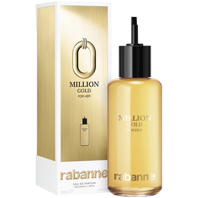 Rabanne Million Gold For Her Eau de Parfum Recarga 200 ml