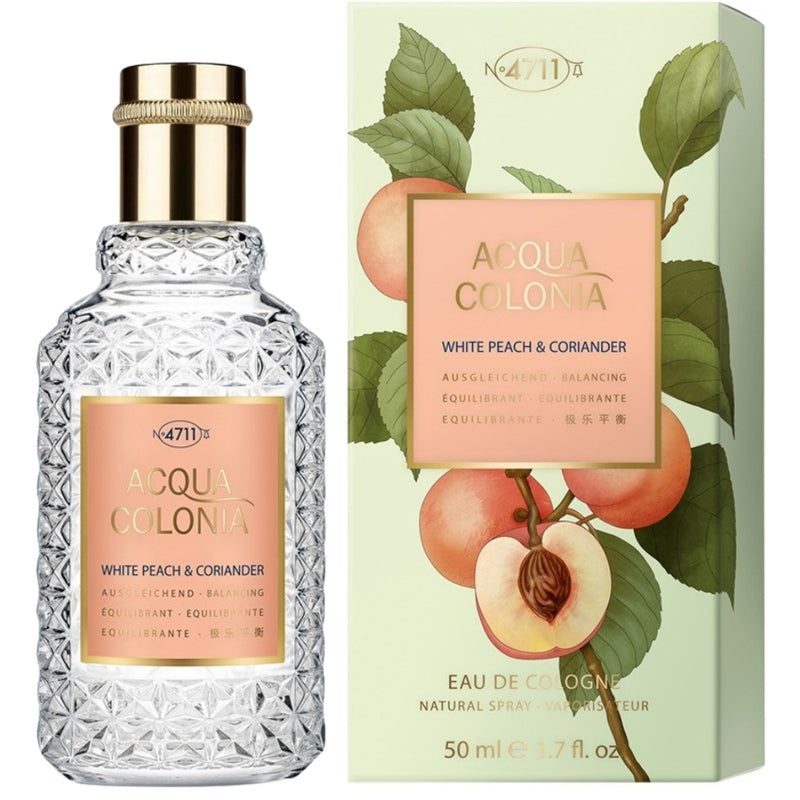 4711 Acqua Colonia White Peach & Coriander Eau De Cologne Unisex 50 ml