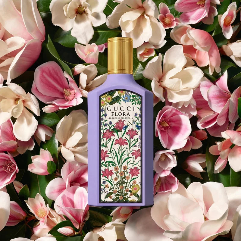 Gucci SET Flora Gorgeous Magnolia EDP Mujer 100 ml + 10 ml + Mini 5 ml