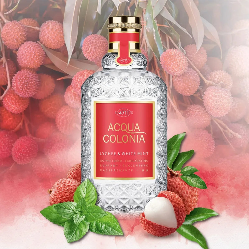 4711 Acqua Colonia Lychee & White Mint Eau De Cologne Unisex 50 ml